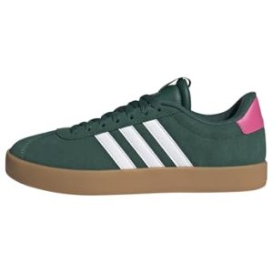 adidas Femme VL Court 3.0 Shoes Chaussures, Collegiate Green/Cloud White/Pulse Magenta, 38 EU