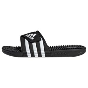 adidas Mixte Adissage Slides TOBOGGANS, Core Black/Cloud White/Core Black, 40.5 EU