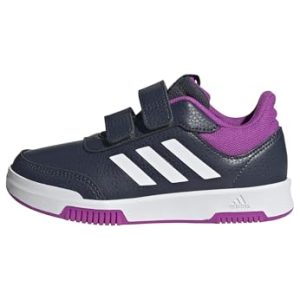 adidas Tensaur Hook and Loop Shoes Chaussures de Course, Shadow Navy/Cloud White/Flash Pink, 22 EU