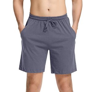 Aseniza Bas de Pyjama Homme Short Décontracté en 100% Coton Pyjama Short Homme pour Short de Pyjama Hommes d'été