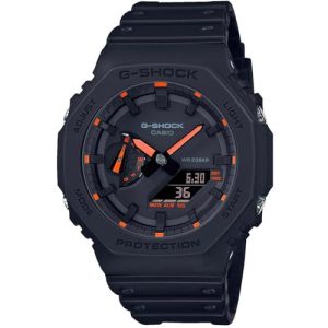 Casio Montre Homme G-Shock en Résine et Carbone - CA.GA-2100-1A4ER