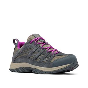Columbia CRESTWOOD WATERPROOF Chaussures Basses De Randonnée Et Trekking imperméables Femme, Noir (Kettle x Bright Plum), 36 EU