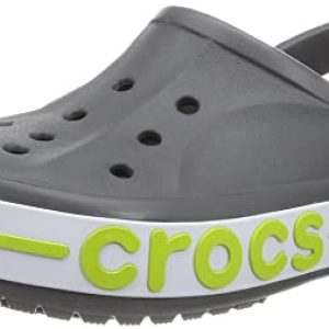 Crocs Sabots Bayaband, Sabots Unisexes, Légers Et Confortables 39-40 Eu Slate Grey/Lime Punch