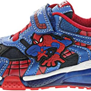 Geox Garçon J Bayonyc Boy B Sneakers, Navy/Royal, 33 EU