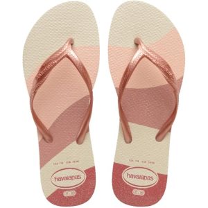 Havaianas - Fantasia Gloss, Tongs Confortables, Minimalistes et Polyvalentes, avec Touches Brillantes, Femme