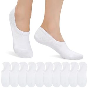 IceReco Chaussettes Femmes 35-38 Chaussettes Invisibles Femme 10 Paires Soquette Femme 35-38 Chaussette Blanche Running Homme Sport