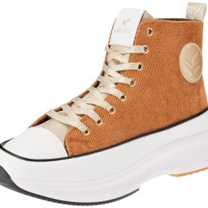 KAPORAL Femme Christa Chaussures DETENTE Tennis Lacet, Noisette, 40 EU