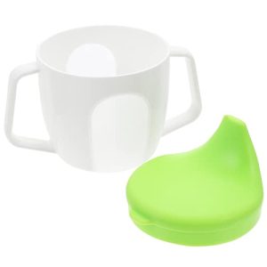MOBUTOFU Tasse à Boire Pour Bébé 150ML Avec Poignées Gobelet En éger Et Coloré Pour Enfants Idéal Pour 'apprentissage De La Boisson Tasse Douce Et Pratique Pour Les Petits