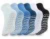 Mowenti Chaussette Antiderapante Bebe Enfant 6-12 Mois Chaussettes Antidérapantes Bébé Fille Garcon Hiver Lot de 6 Coton Socquettes Hautes Couleur_3