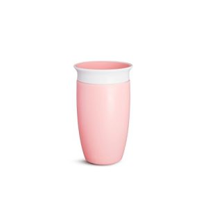 Munchkin Miracle 360 Tasse à bec | Tasse Bébé & Tout-Petits | Sans BPA | Étanches | Idéale pour le Sevrage | 12+ Mois | 10oz/296ml | Rose
