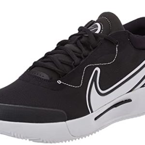 Nike Homme Nikecourt Zoom Pro Men's Clay Court Tennis Shoes, Black/White, 47.5 EU