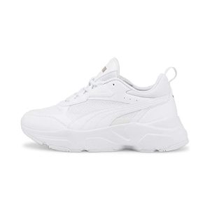 PUMA Femme Cassia 1769860031, Puma White Puma White Puma Team Gold, 40.5 EU