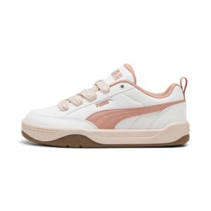PUMA Mixte Park Lifestyle Sneaker, White-Deeva Peach-Island Pink, 46 EU