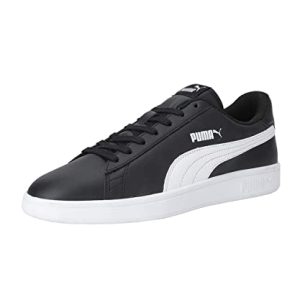 PUMA Puma Smash v2 L Baskets Mixte, Puma Noir Puma Blanc, 42 EU