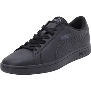 PUMA Puma Smash v2 L Baskets Mixte, Puma Noir Puma Noir, 43 EU