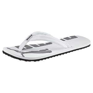 PUMA Unisex Epic Flip V2 Tongs, White Black, 35.5 EU