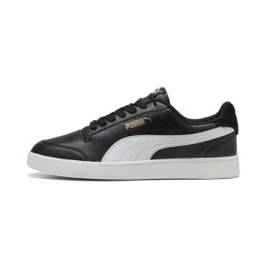 PUMA Unisex Shuffle Baskets, Puma Black Puma White Puma Team Gold, 37.5 EU
