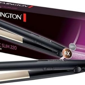Remington Lisseur Cheveux [4X protection] Ceramic Slim (Revêtement Céramique Tourmaline Antistatique & Glisse facile, chaleur homogène & Brillance) Fer à lisser S1510