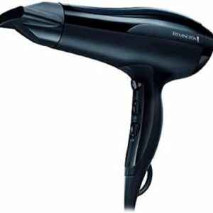 Remington Sèche-cheveux Ionique [Puissant & Léger] Pro-Air (2200W, Ergonomique, Céramique, Séchage Rapide, 3 températures/ 2 vitesses, sans frisottis, air frais, concentrateur & Diffuseur) D5210
