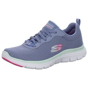 Skechers Femme Flex Appeal 4.0 Brilliant View Basket, Slate Mesh Trim, 40 EU