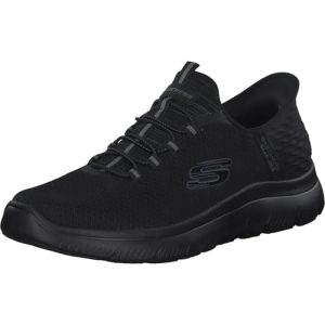 Skechers Summits High Range Baskets Homme, Black Mesh Trim Black, 48 EU