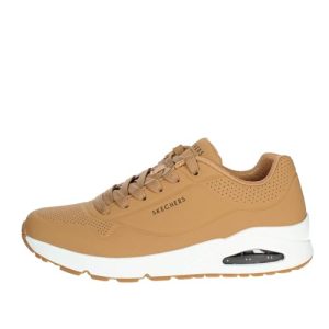 Skechers Uno Stand on Air Baskets Homme, Tan Durabuck Trim, 41 EU