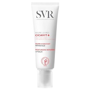 SVR - Cicavit+ Baume Lèvres - Baume protecteur réparation accélérée - Pour lèvres sèches, gercées et abîmées - 99% d'ingrédients d'origine naturelle - Sans parfum - 10 g