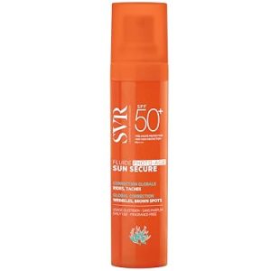 SVR - Sun Secure Fluide Photo-Age SPF50+ - Fluide solaire anti-âge invisible – Très haute protection UVA, UVB, infrarouge & lumière visible – Peaux sensibles – Niacinamide, Vitamine E – 40 ml