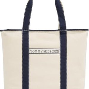 Tommy Hilfiger Cabas Sac Femme Summer Canvas Sac, Bleu (Space Blue), Taille Unique
