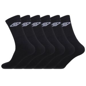 Umbro Chaussette Homme Sport Douces - Lot de 6 - Chaussettes Hautes Homme, Running, Confortables 43/46