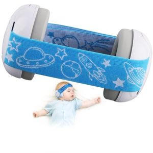 Waldspring Casque Anti Bruit Bebe, Casque Anti Bruit Pour Dormir, Casque Antibruit Enfant, Convient Aux Environnements Bruyants Tels Que Les Rassemblements (Blue)