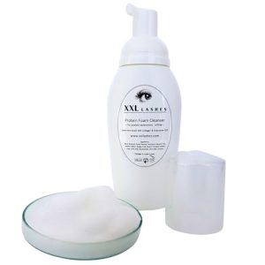 XXL Lashes Foam Cleanser, Shampooing cils, exempt d'huile et d'alcool mousse nettoyante cils, 200 ml taille du Salon
