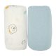 BabyCalin – Lot de 2 draps housse 70 x 140 cm Ours/Uni