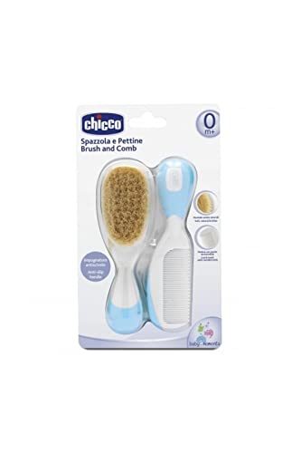 Chicco Ensemble Brosse à Cheveux et Peigne pour Bébé