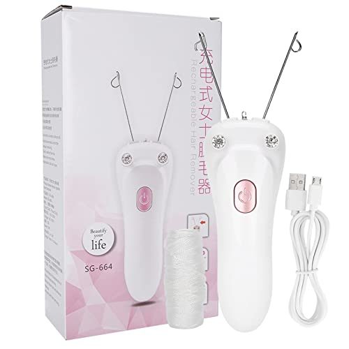 Épilateur Facial Sans Fil pour Femme avec Lumière LED